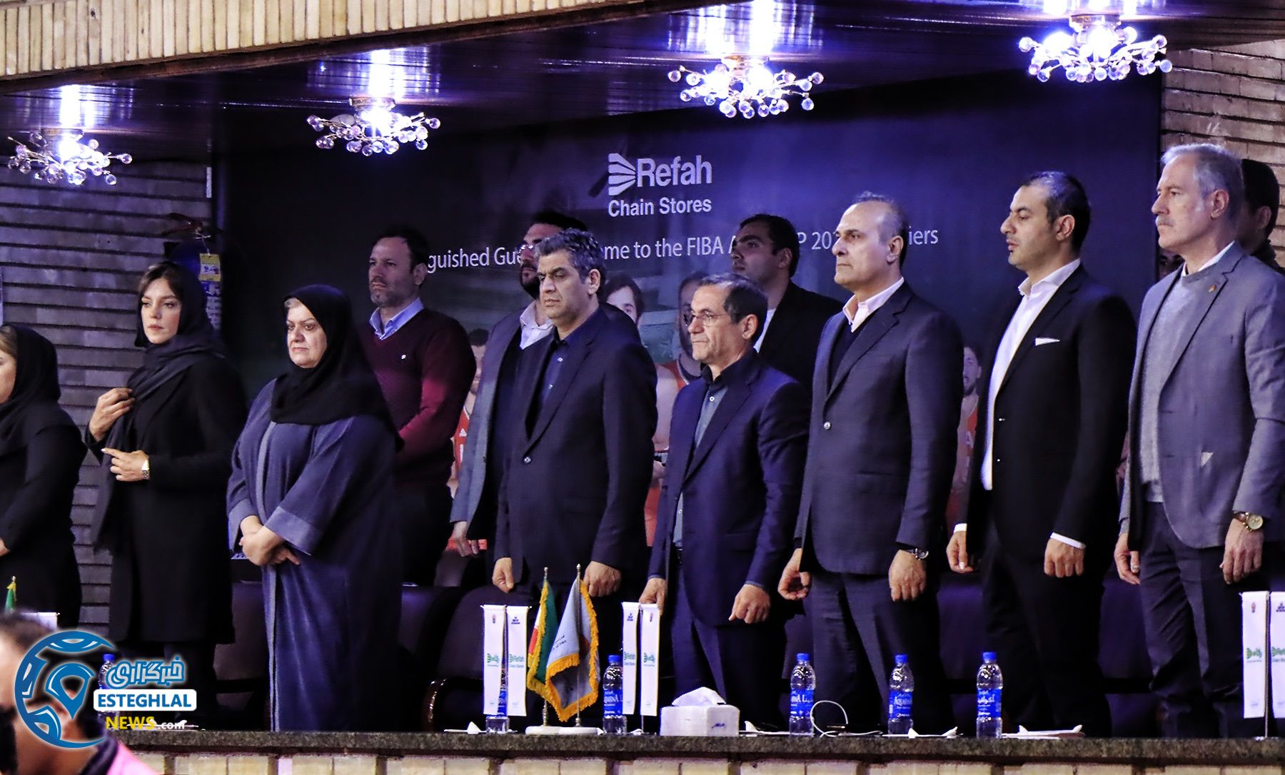 دیدار تیم های ملی بسکتبال ایران و قطر