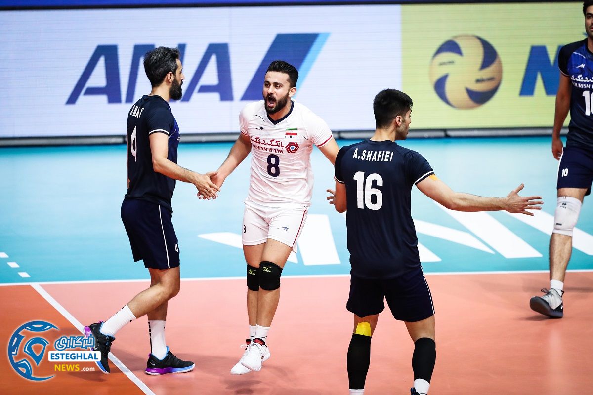 دیدار تیم ملی والیبال برزیل و ایران