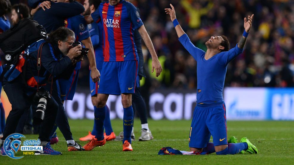 لیگ قهرمانان اروپا دیدار بارسلونا و پاری سن ژرمن