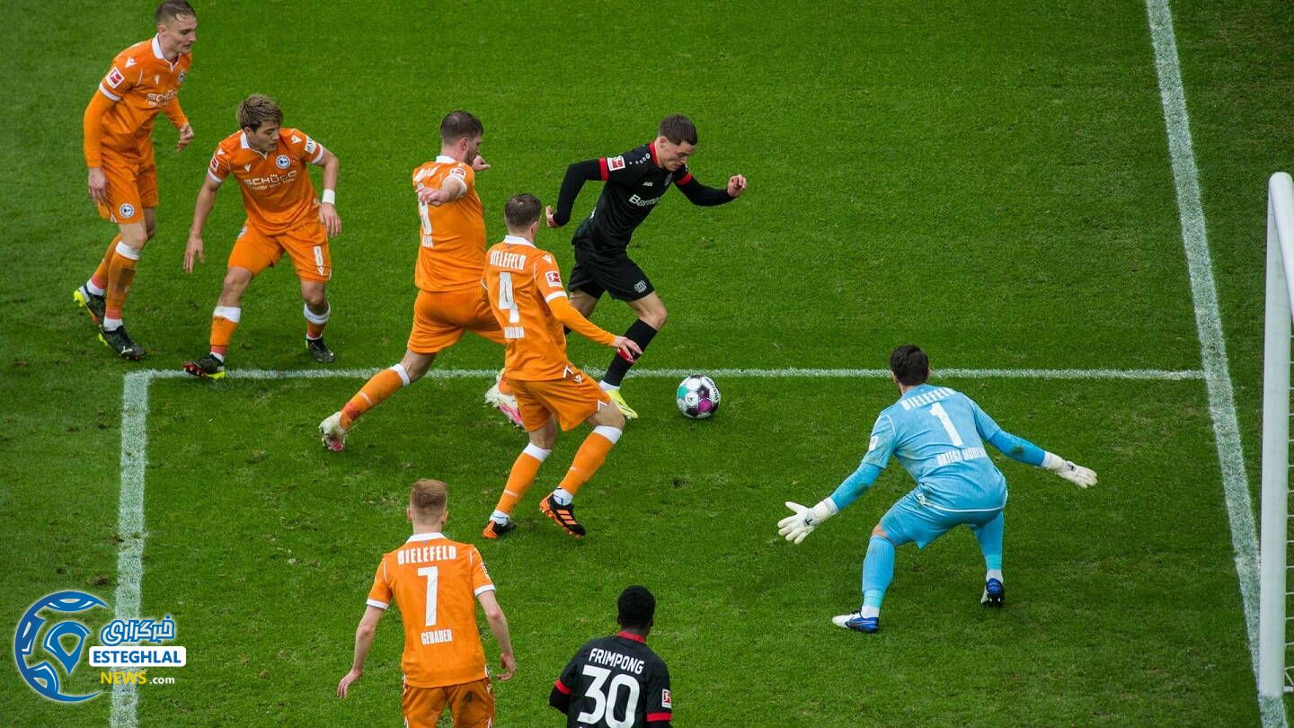 بایرلورکوزن 1-2 آرمینیا بیله فلد