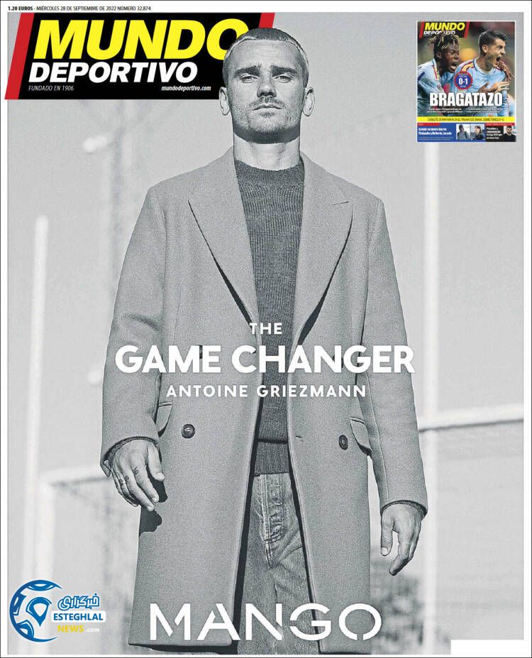 روزنامه  ورزشی موندو دپورتیوو چهارشنبه 6 مهر 1401