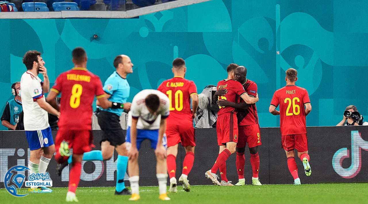 بلژیک 3-0 روسیه