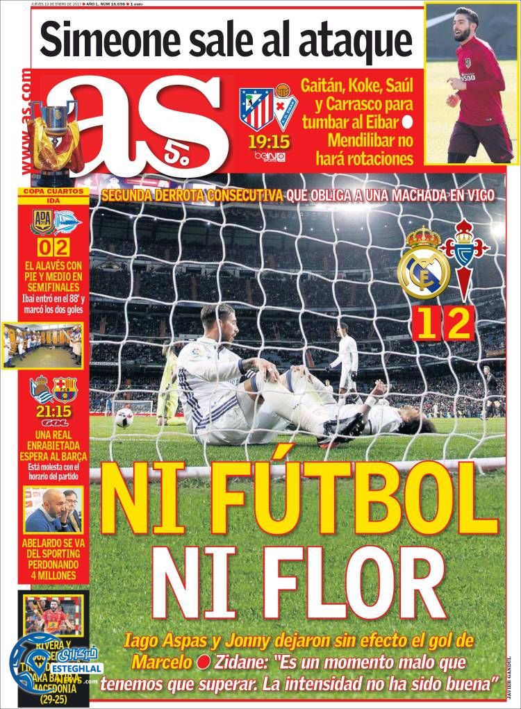 روزنامه های ورزشی جهان 30 دی