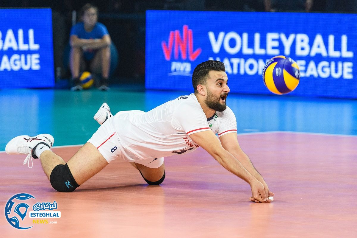 دیدار تیم های ملی والیبال برزیل و ایران