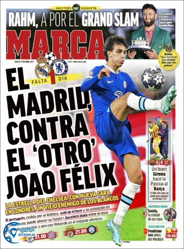 روزنامه ورزشی مارکا سه شنبه 22 فروردین 1402 