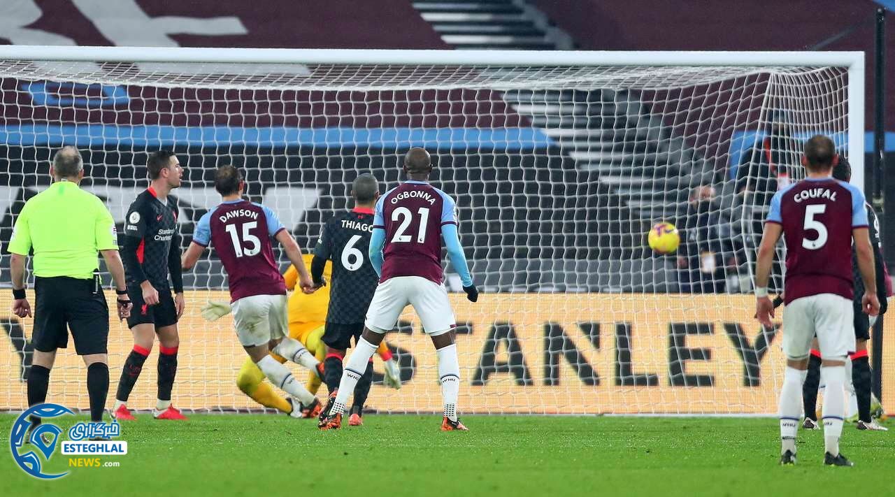 وستهام 1-3 لیورپول