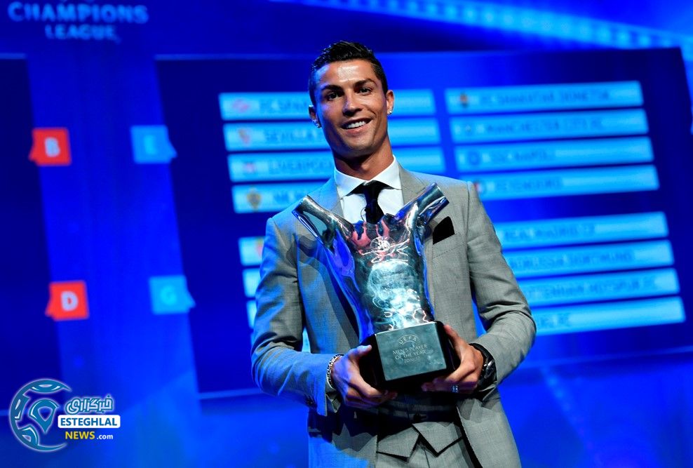رونالدو مرد سال 2017 اروپا