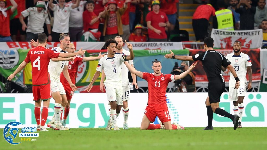 آمریکا 1-1 ولز