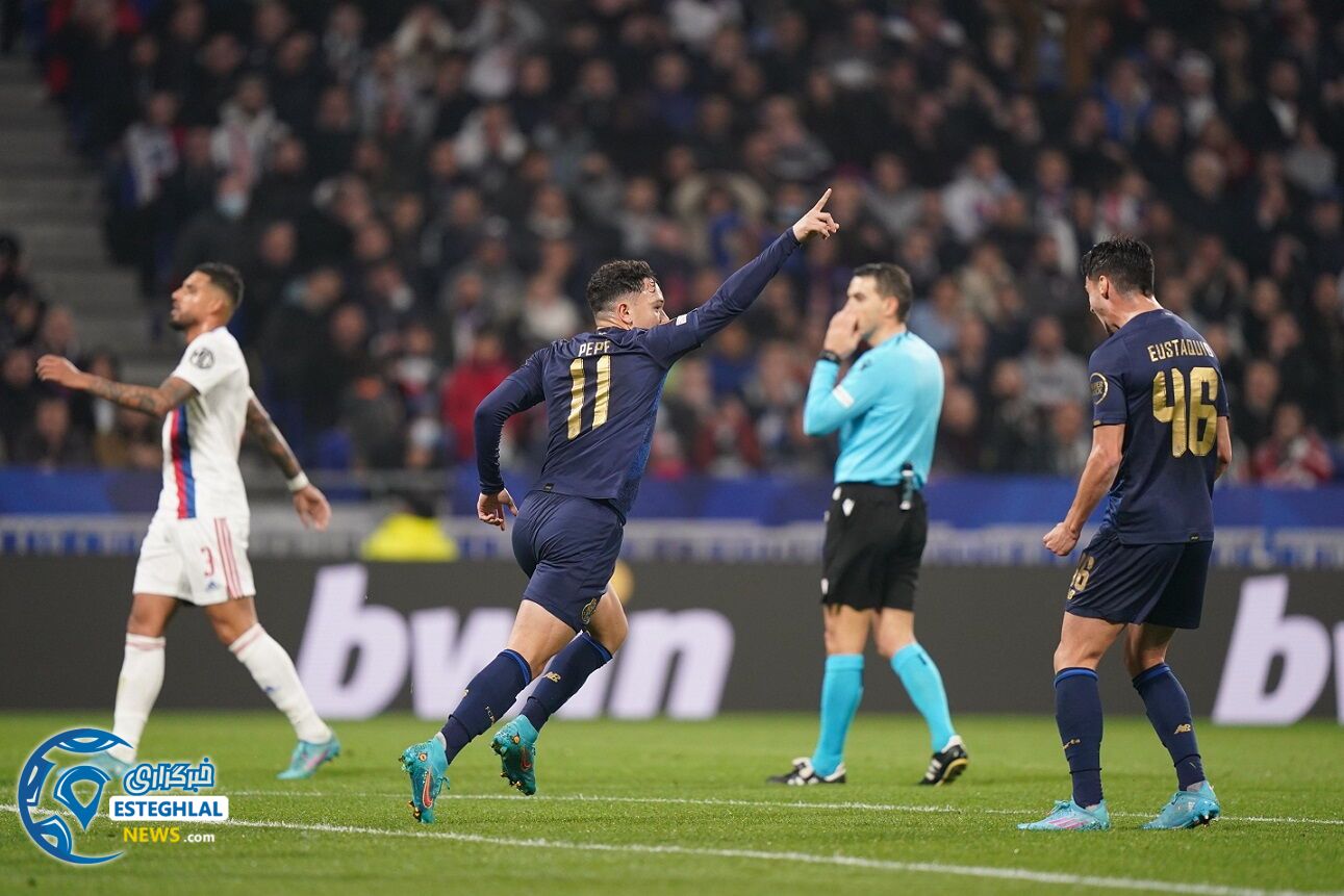 لیون 1-1 پورتو