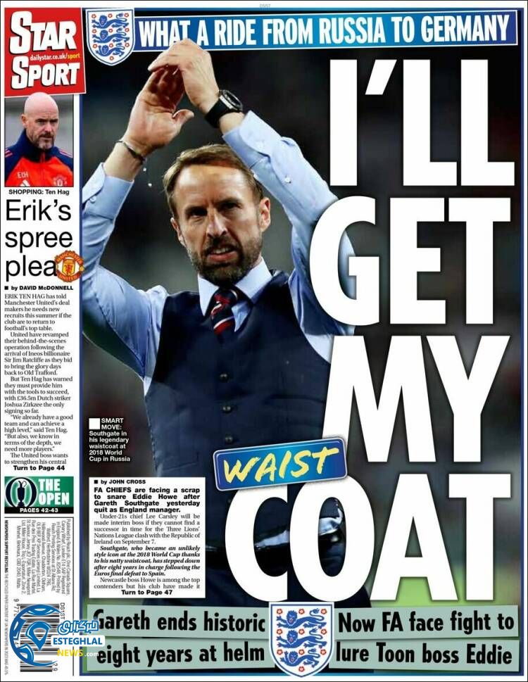 روزنامه ورزشی استار اسپورت چهارشنبه 27 تیر 1403 