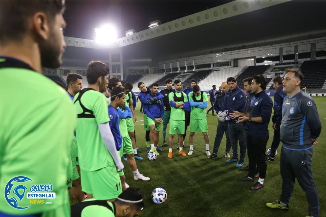 تمرین استقلال در دوحه