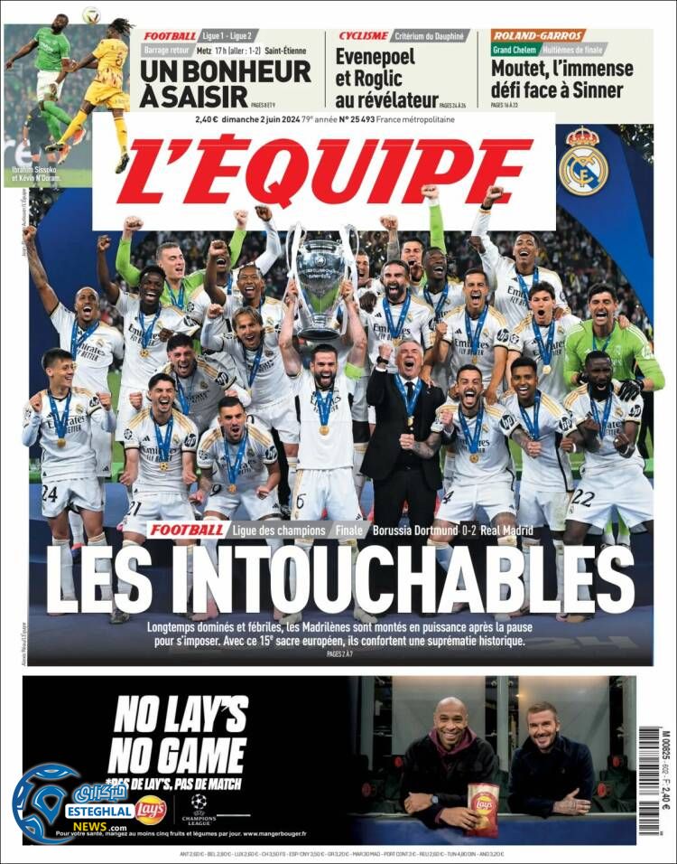 روزنامه ورزشی اکیپ یکشنبه 13خرداد 1403 