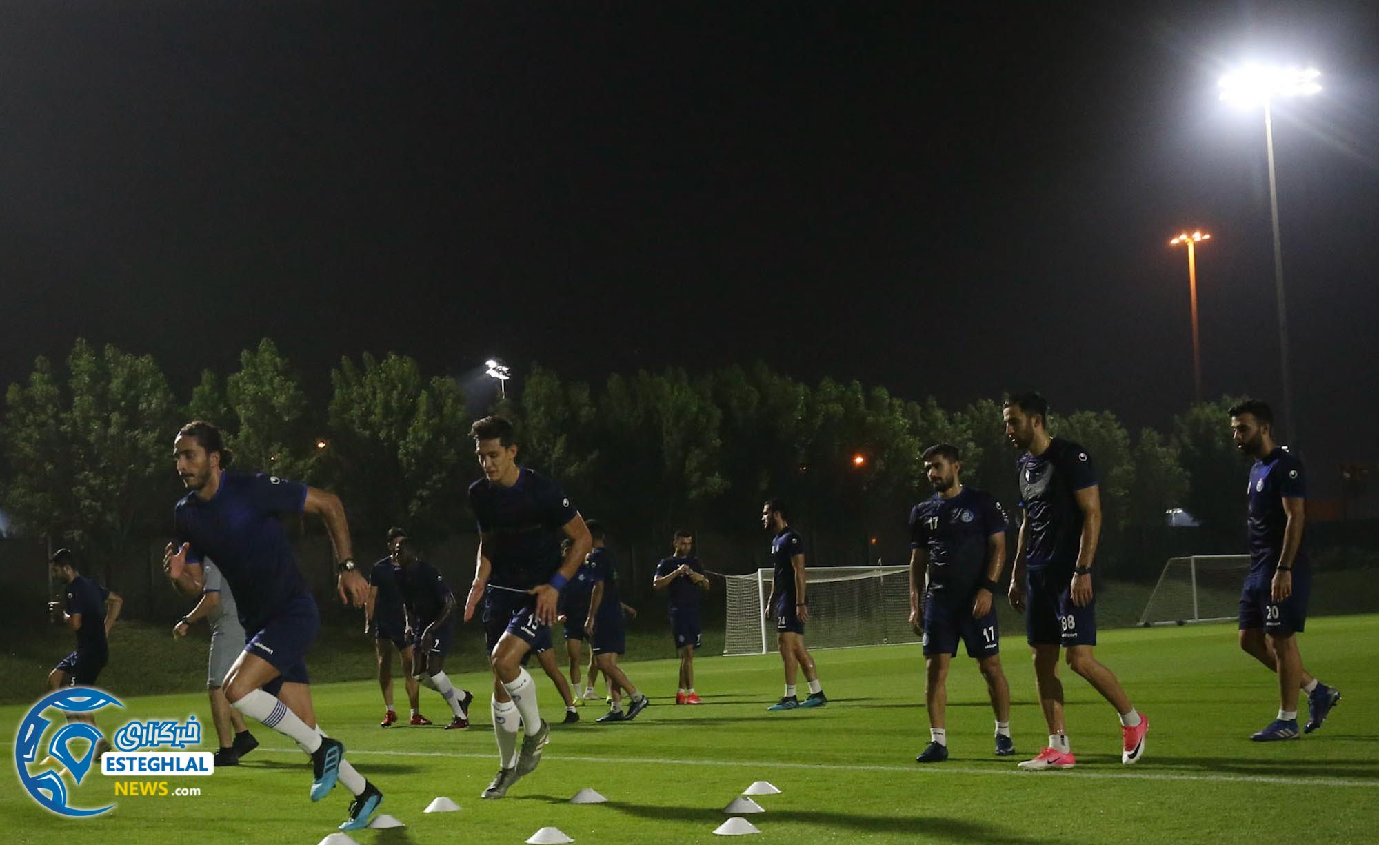 تمرین استقلال در دوحه