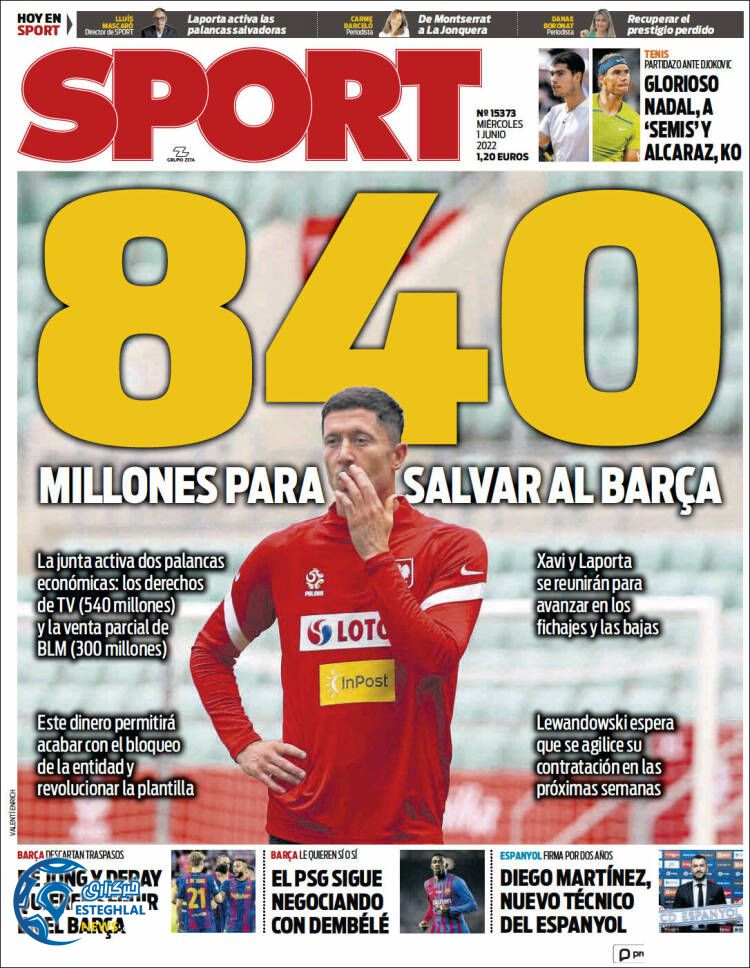 گیشه روزنامه ورزشی جهان 11 خرداد 1401