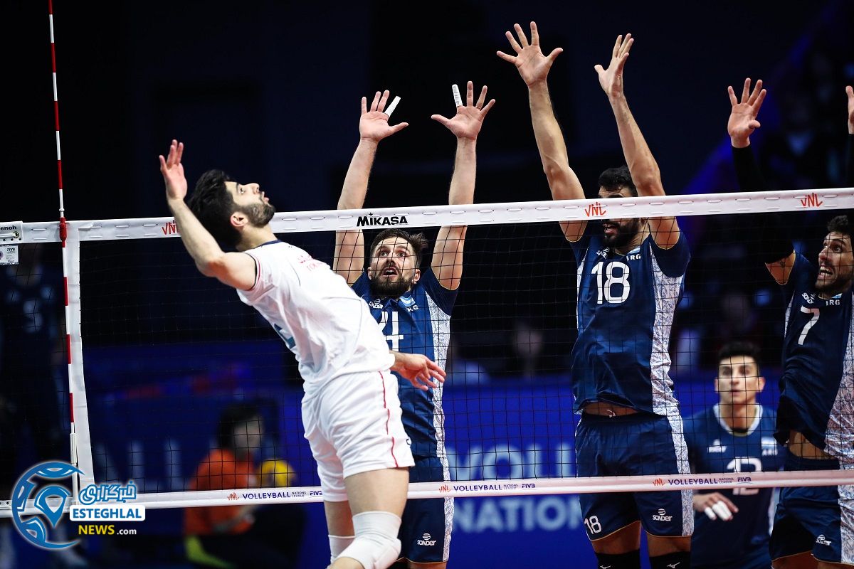 دیدار تیم ملی والیبال آرژانتین و ایران