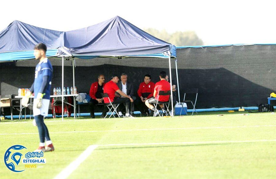 تمرین تیم ملی فوتبال در امارات پیش از دیداز با ویتنام