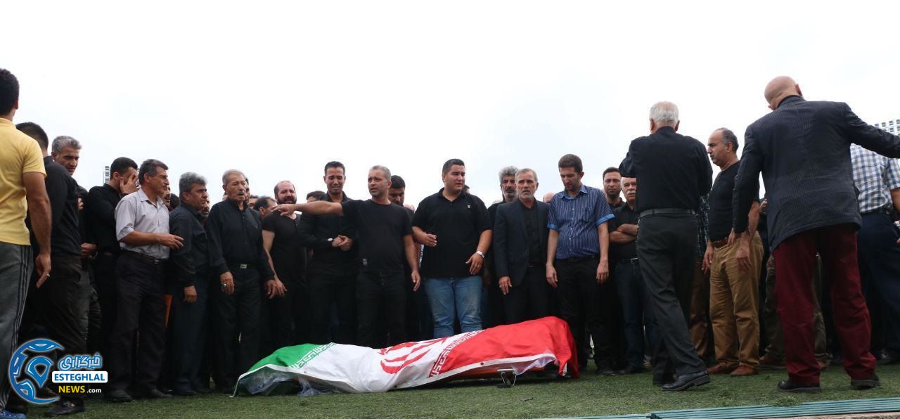 مراسم تشییع پیکر مجید غلام نژاد