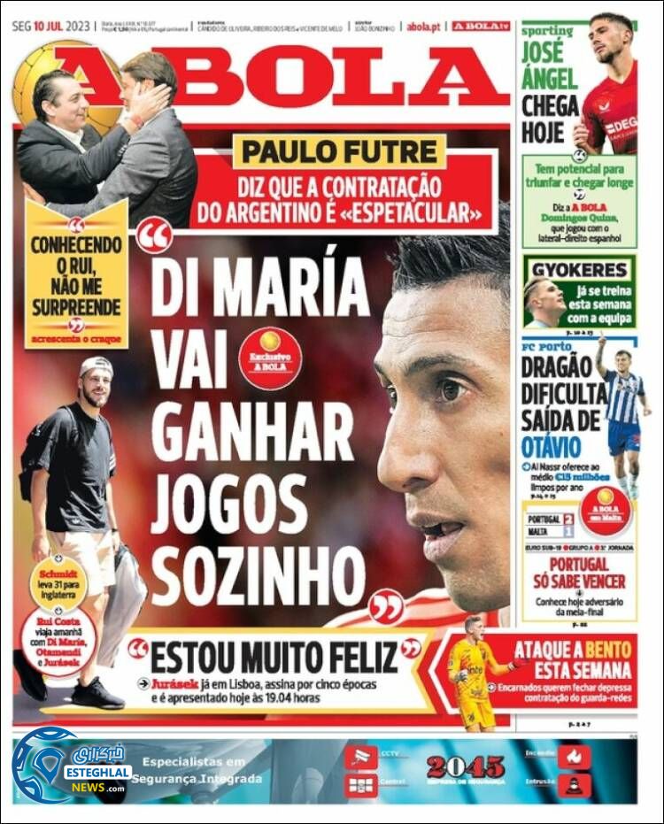 روزنامه ورزشی آبولا دوشنبه 19 تیر 1402 