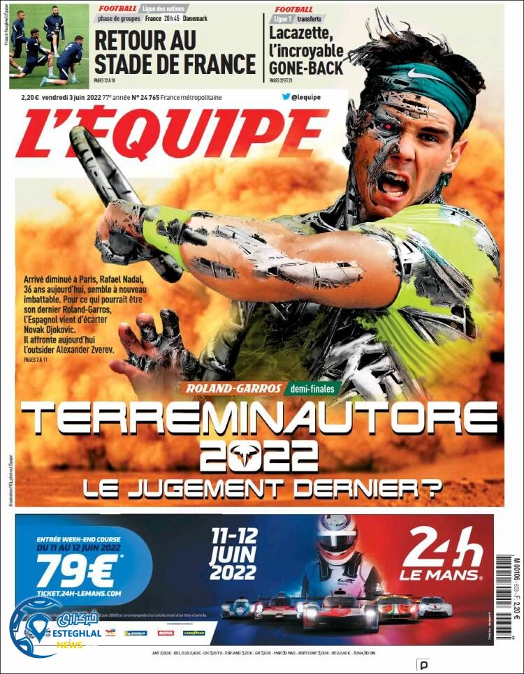 روزنامه ورزشی اکیپ جمعه 13 خرداد 1401 