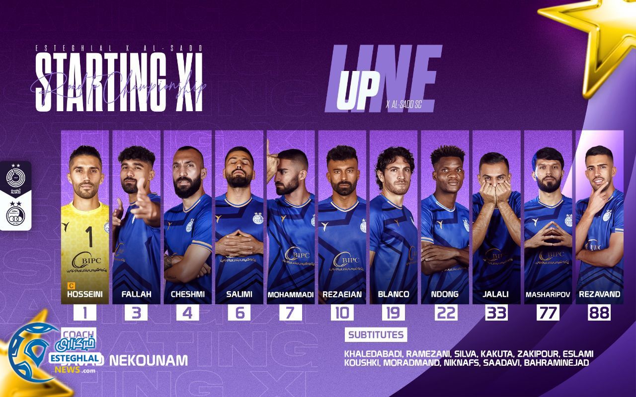 ترکیب استقلال مقابل السد قطر