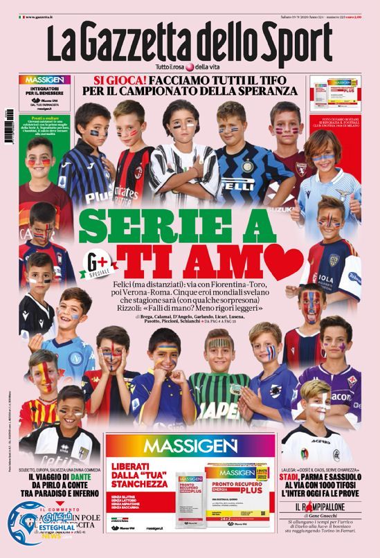 روزنامه ورزشی گاتزتا دلو اسپورت شنبه 29 شهریور 1399