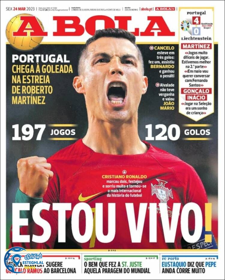 روزنامه ورزشی آبولا جمعه 4 فروردین 1402 