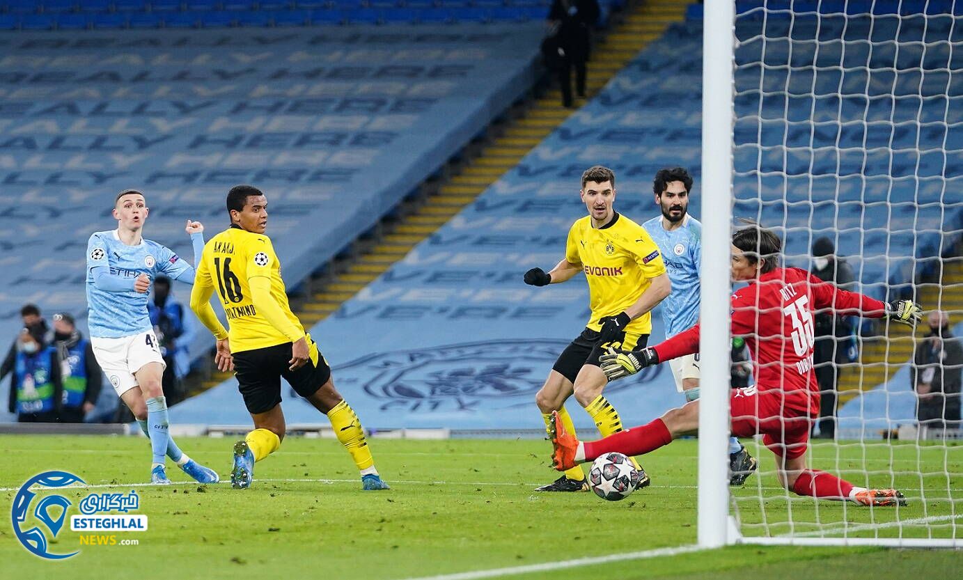 منچسترسیتی 2-1 دورتموند