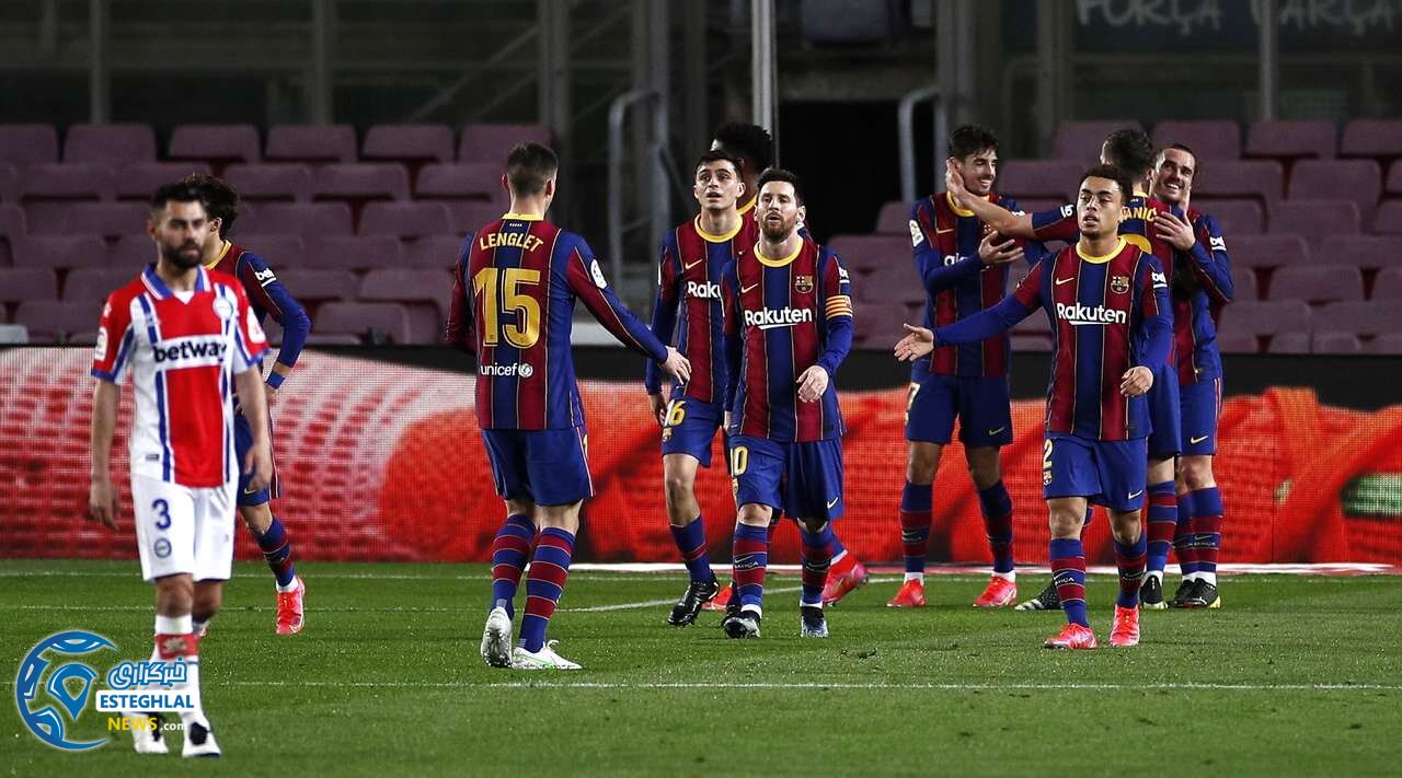 بارسلونا 5-1 آلاوز