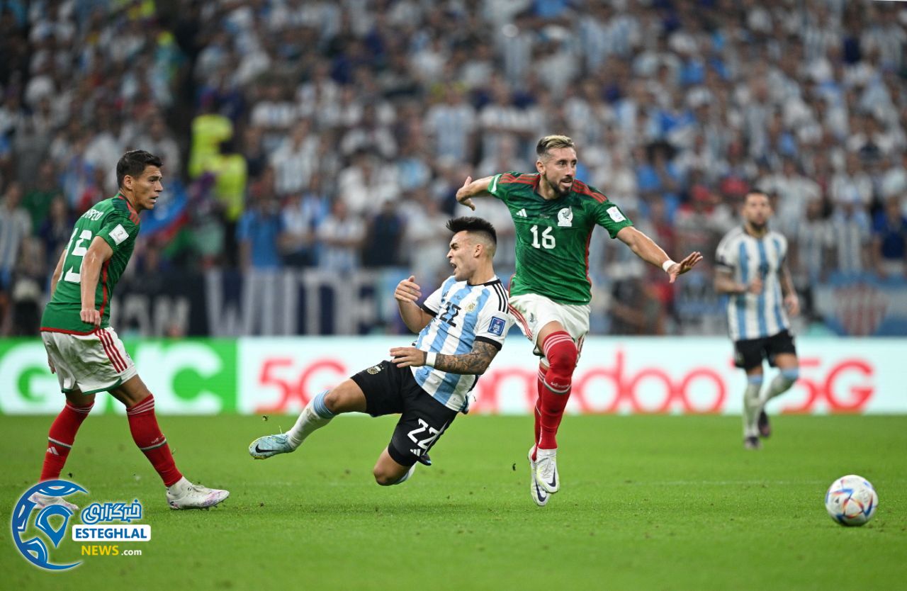 آرژانتین 2-0 مکزیک