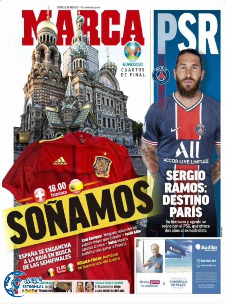 روزنامه ورزشی مارکا جمعه 11 تیر 1400