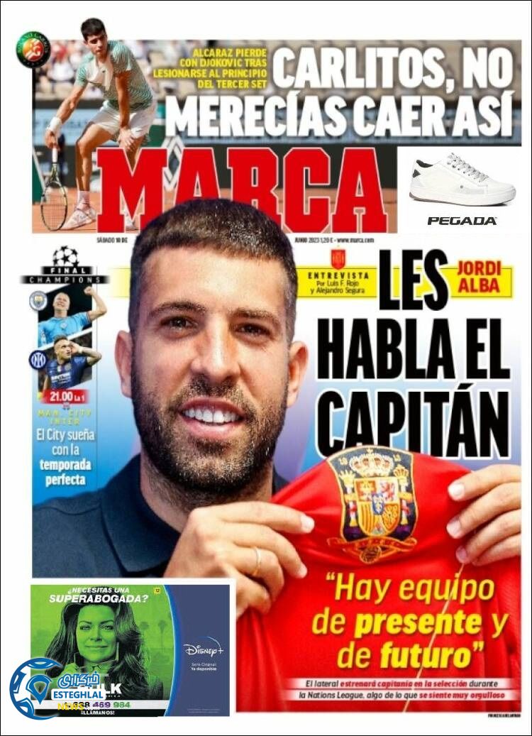 روزنامه ورزشی مارکا شنبه 20 خرداد 1402 