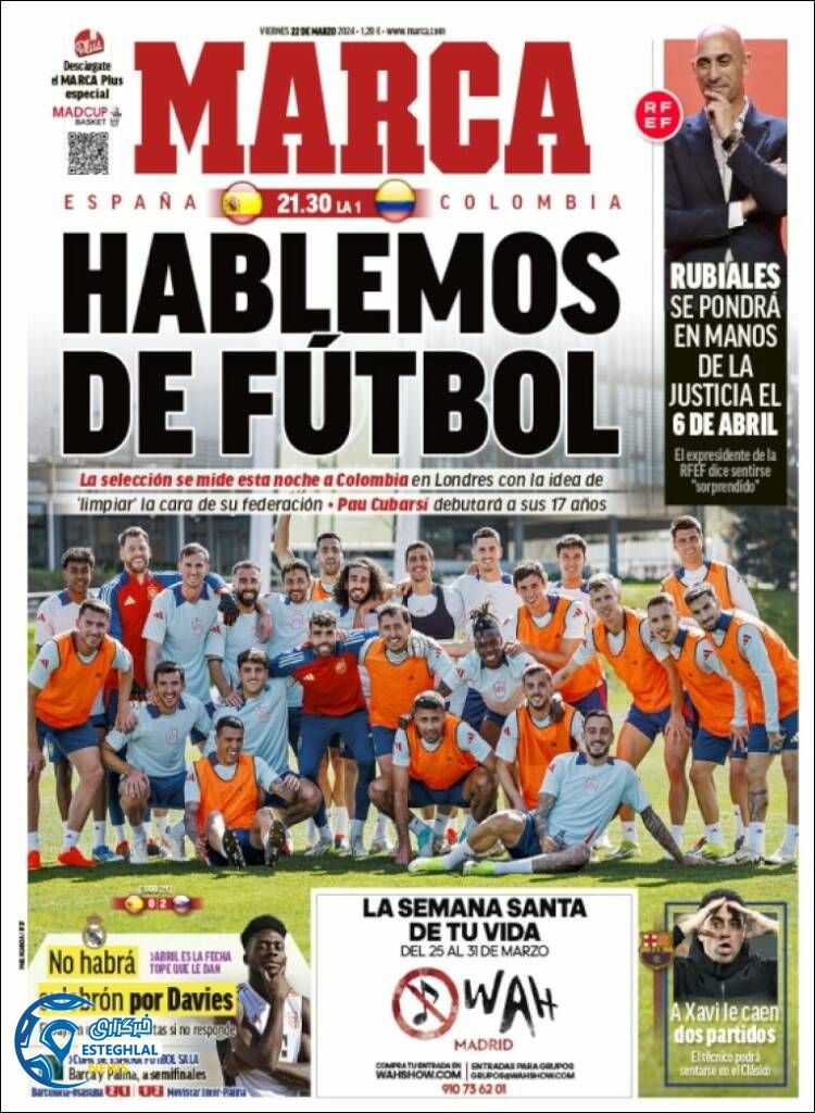 روزنامه ورزشی مارکا جمعه 3 فروردین 1403 