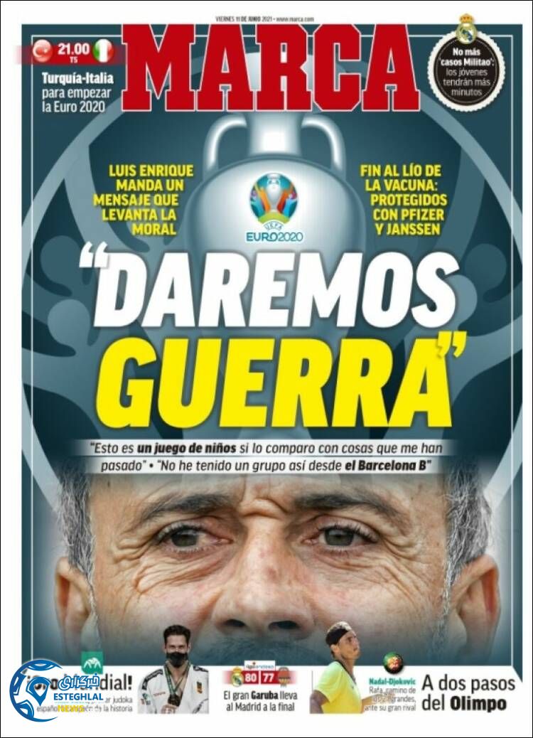 روزنامه ورزشی مارکا جمعه 21 خرداد 1400