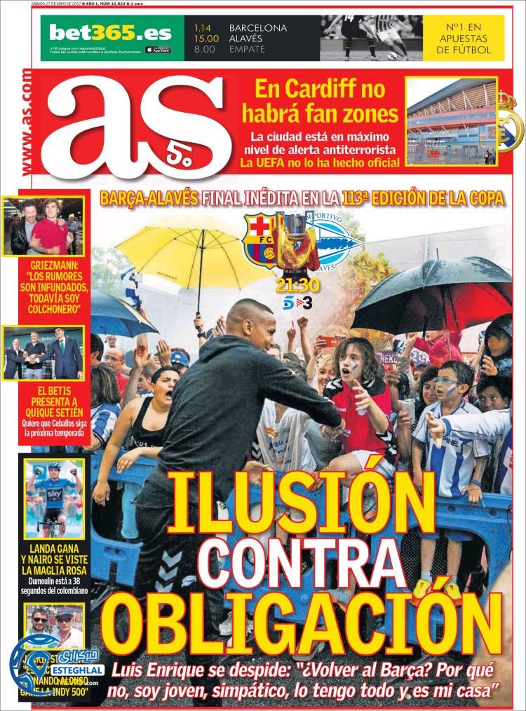 روزنامه های ورزشی جهان 6 خرداد