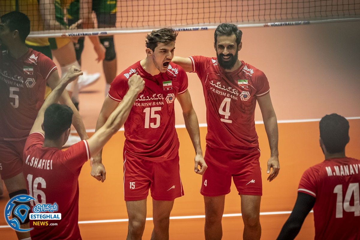 دیدار تیم های ملی والیبال ایران و استرالیا