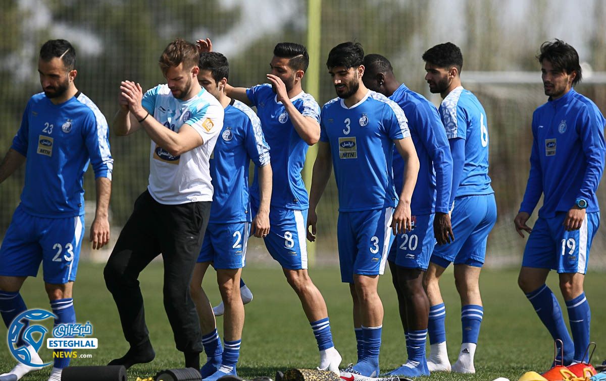 تمرین استقلال 21 فروردین 98