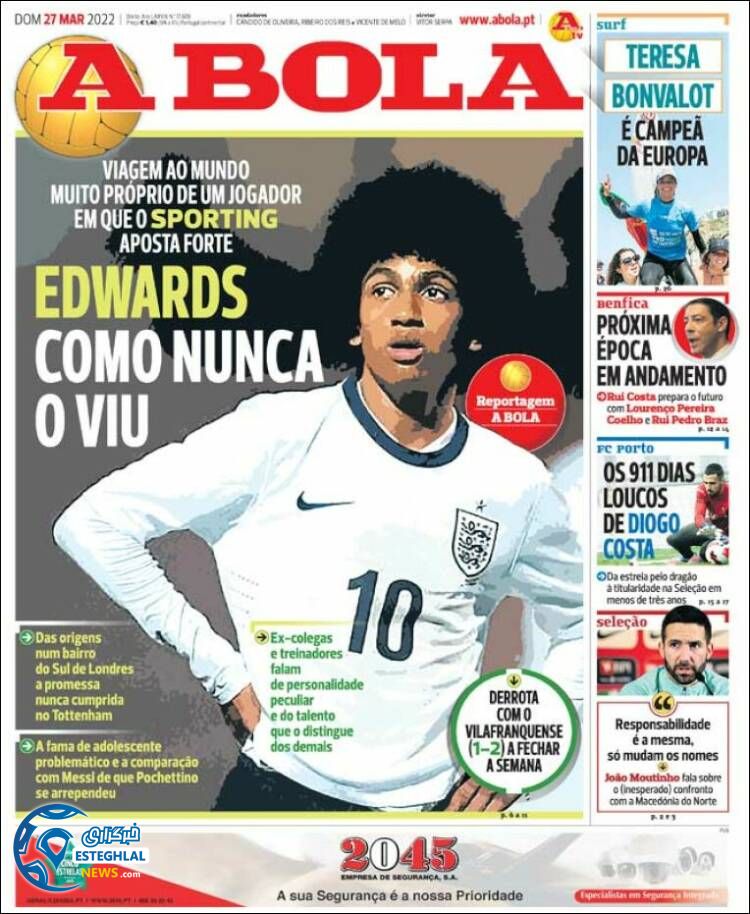 روزنامه ورزشی آبولا یکشنبه 7 فروردین 1401