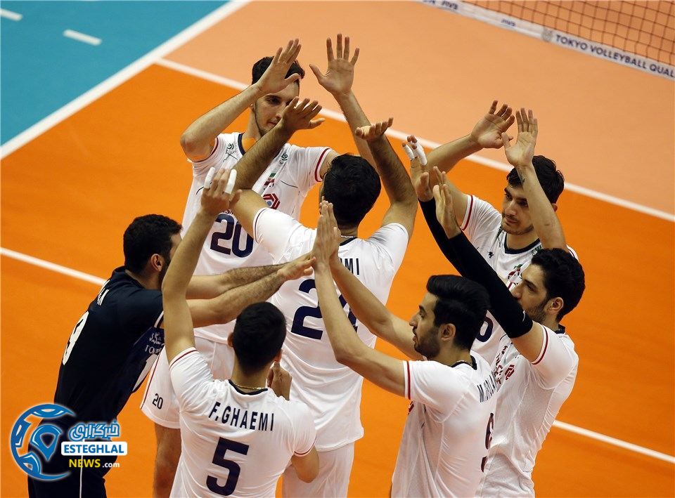 دیدار تیم های ملی والیبال ایران و مکزیک