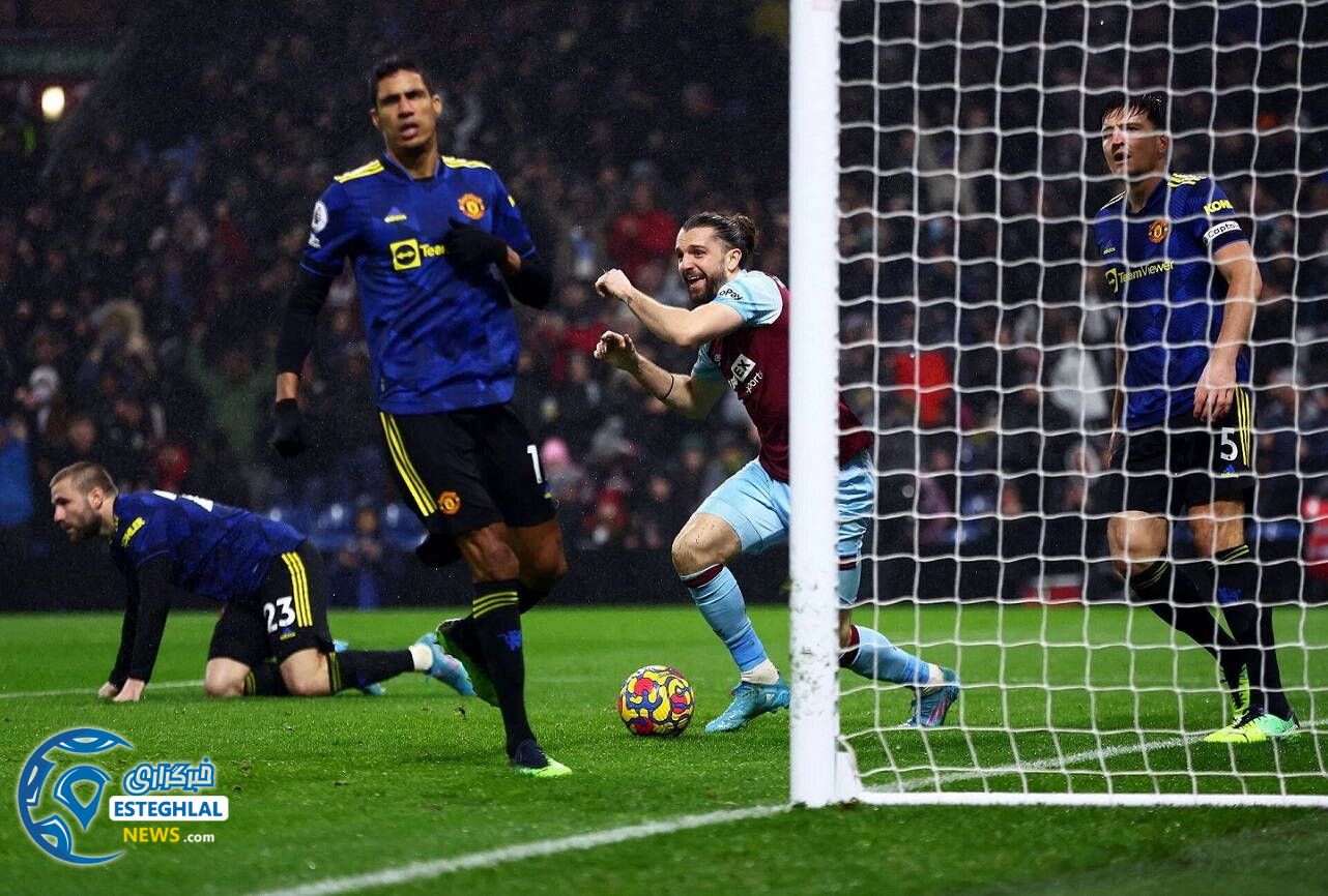 برنلی 1-1 منچستریونایتد