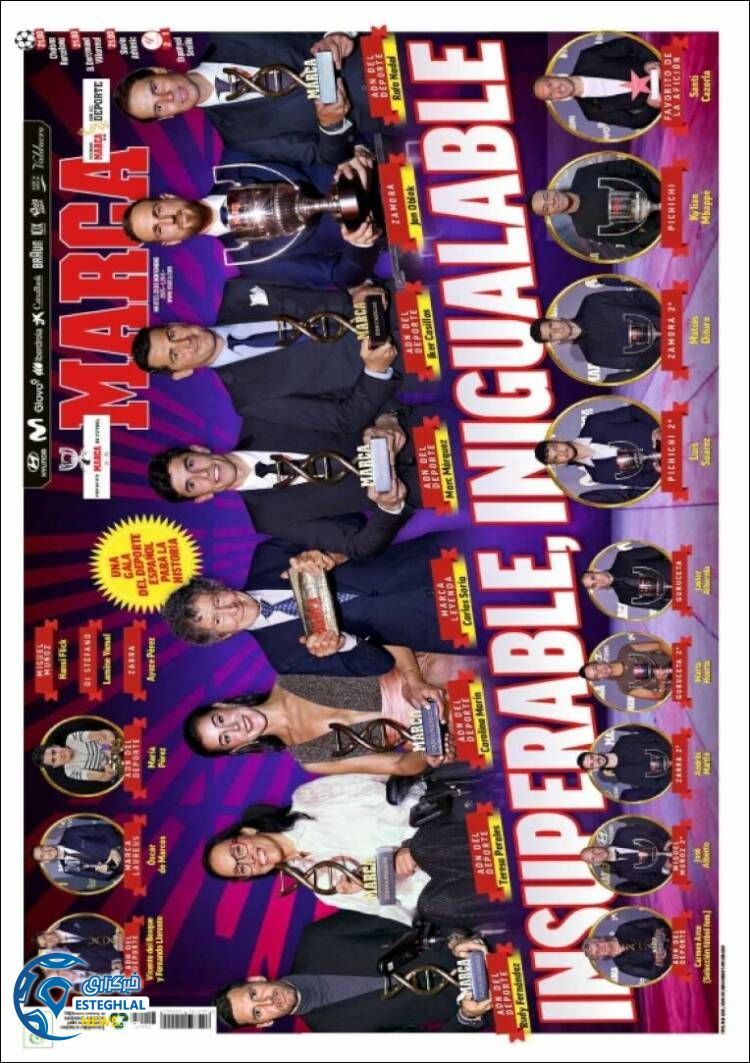 روزنامه ورزشی مارکا سه شنبه 4 آذر 1404  