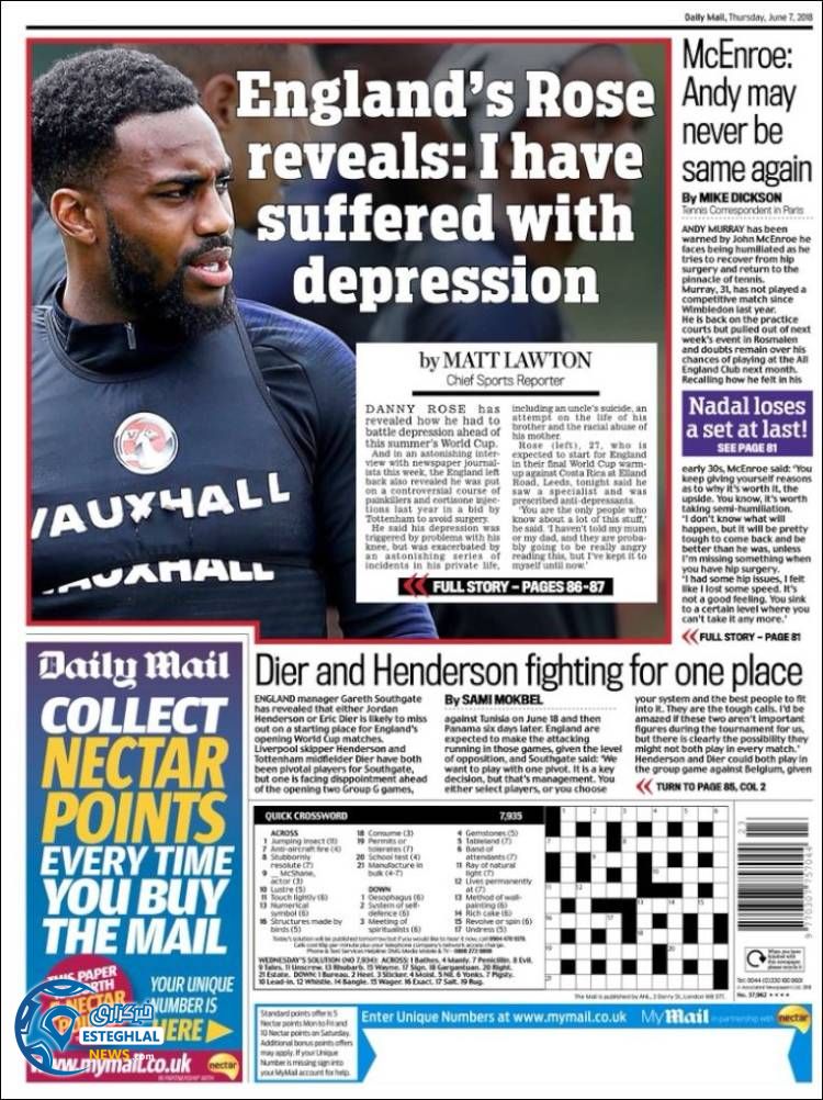 روزنامه ورزشی مایل اسپورت پنجشنبه 17 خرداد 1397