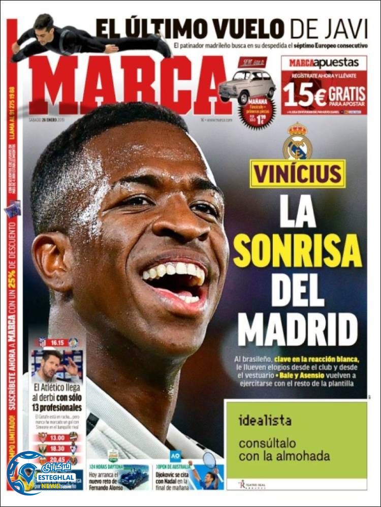 روزنامه ورزشی مارکا شنبه 6 بهمن 1397