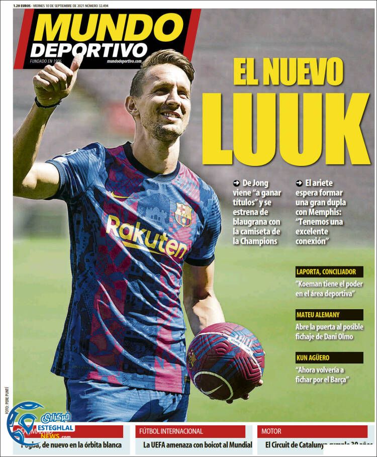 روزنامه ورزشی موندو دپورتیوو اتتلیکو جمعه 19 شهریور 1400