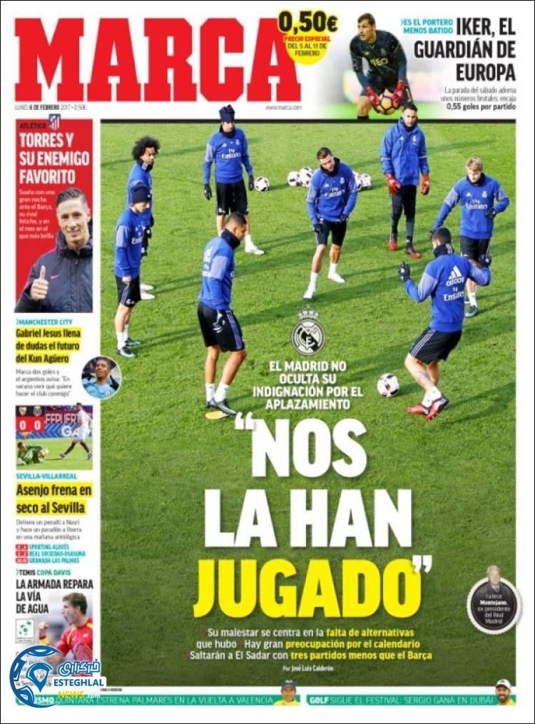 روزنامه های ورزشی جهان 18 بهمن