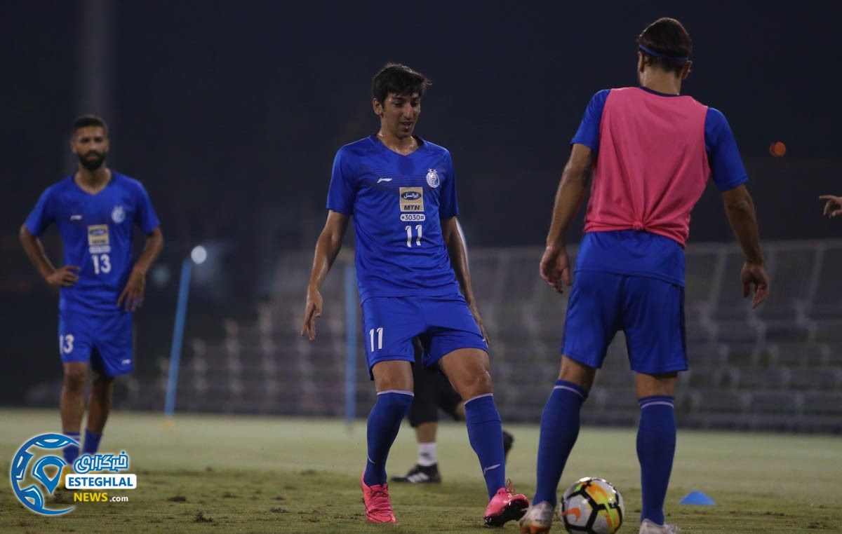 تمرین استقلال جمعه 23 شهریور 97 در دوحه فطر