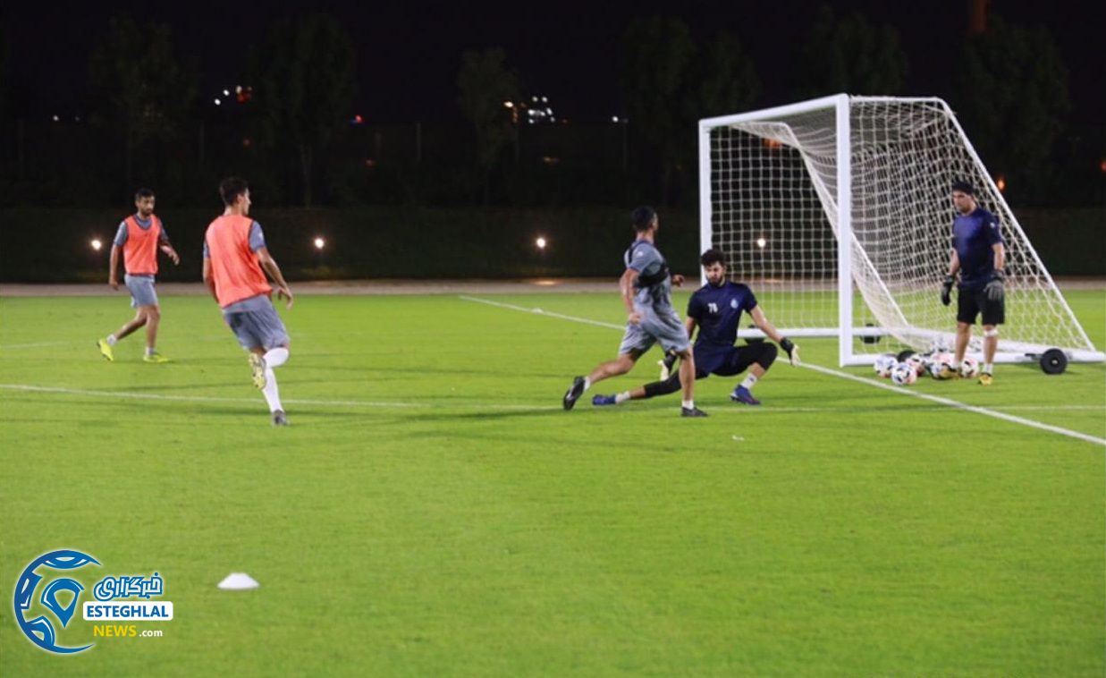 تمرین استقلال در دوحه