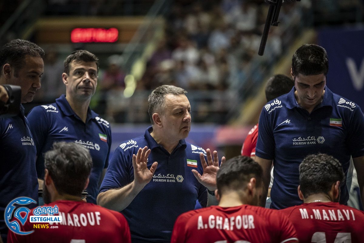 دیدار تیم های ملی والیبال ایران و استرالیا