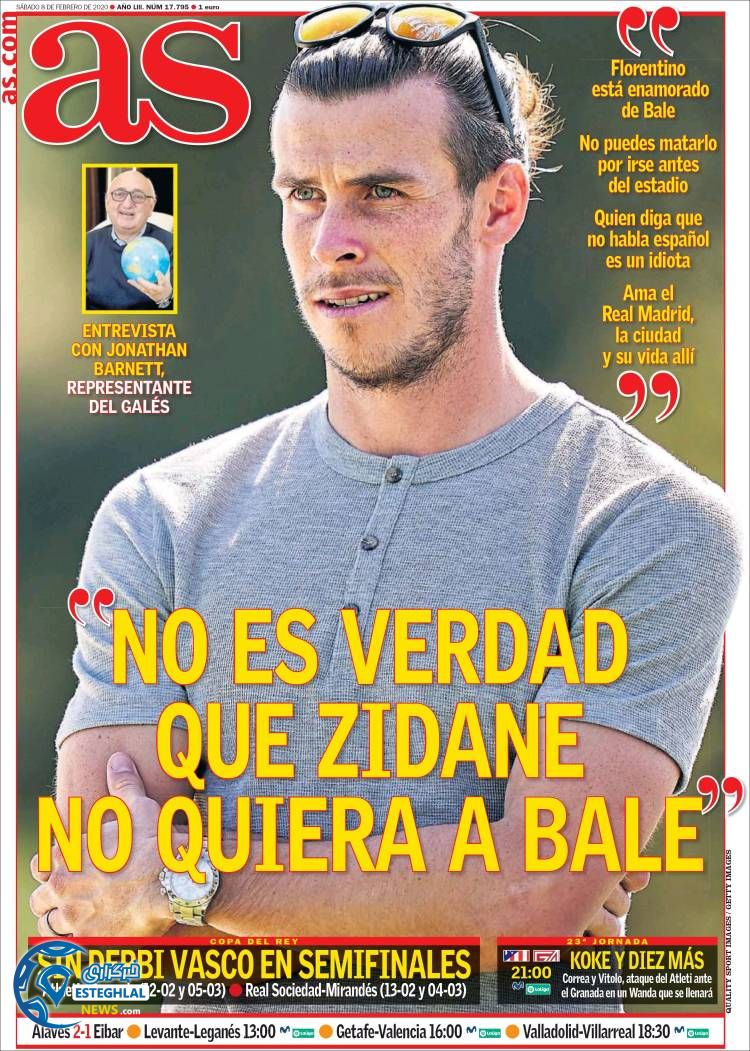 روزنامه ورزشی آاس شنبه 19 بهمن 1398