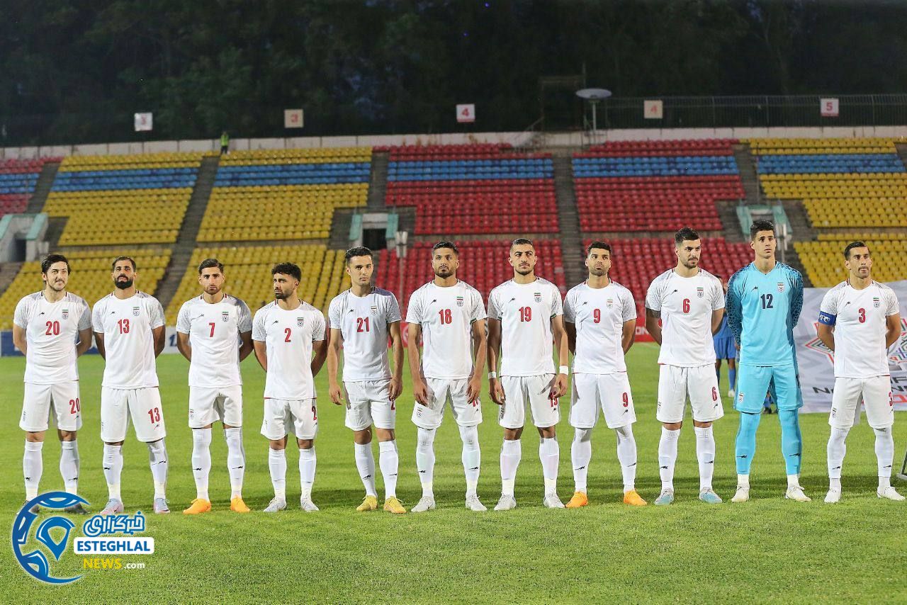 ترکیب تیم ملی ایران مقابل ترکمنستان