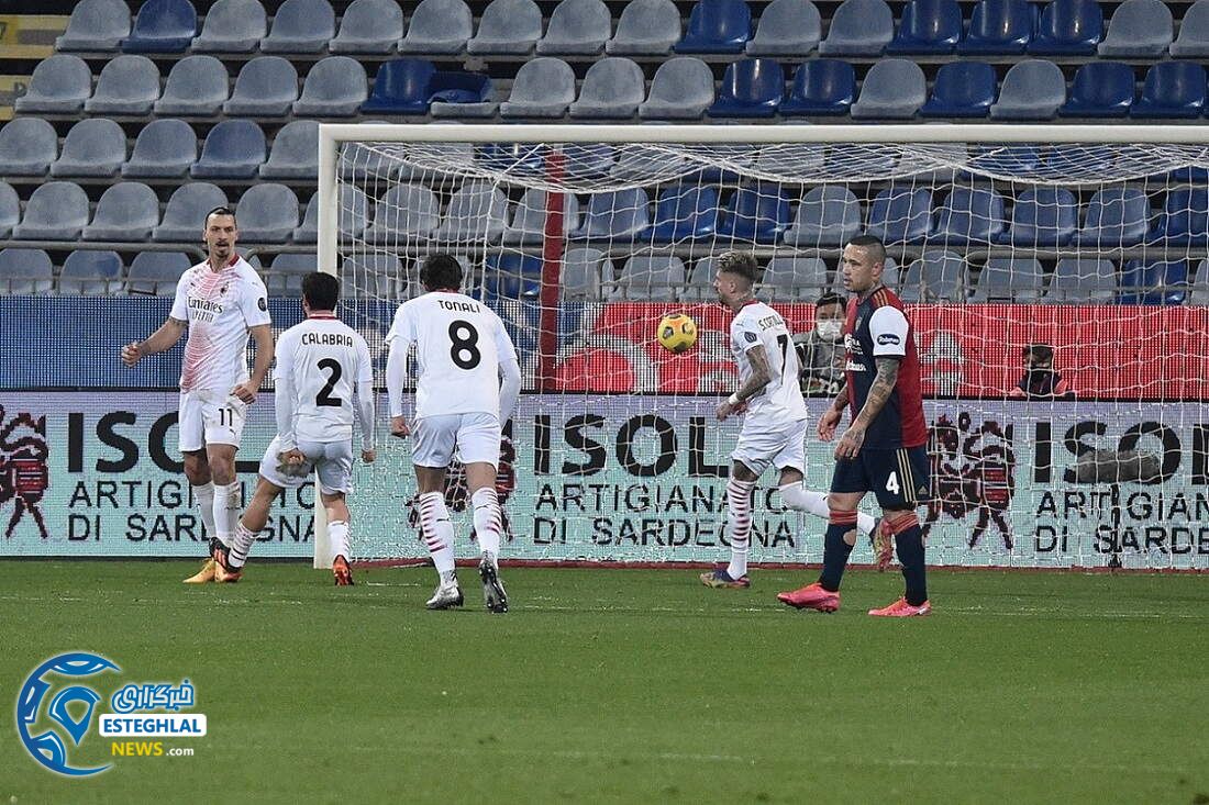 کالیاری 0-2 آث میلان
